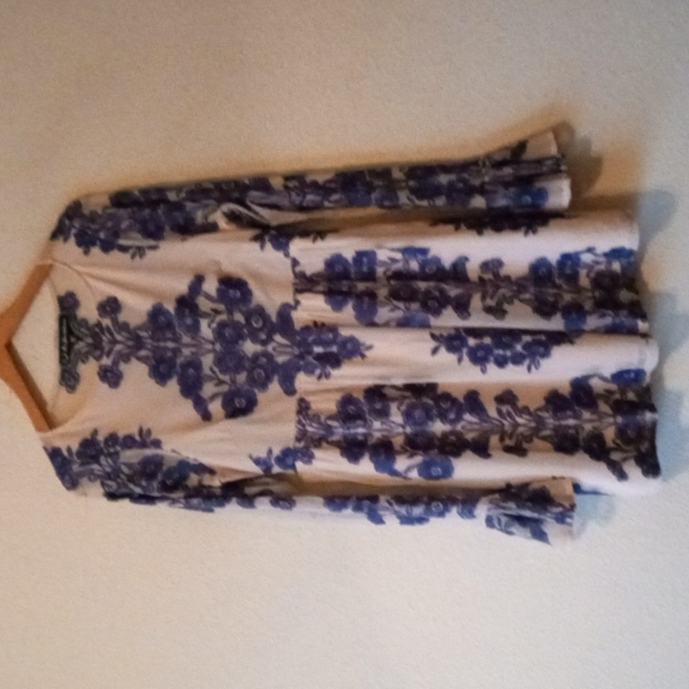 For Love And Lemons Long Sleeve Floral Dress